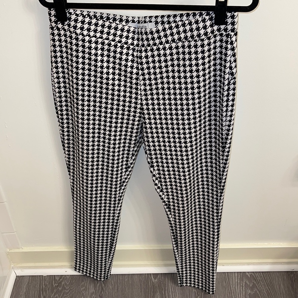 Af Studio Houndstooth Leggings Size XL Color Black White